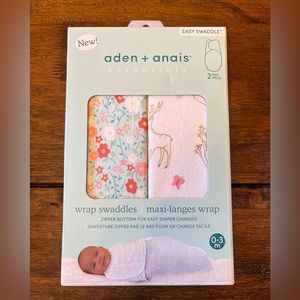 Aden + Anais swaddle wrap 2-pack